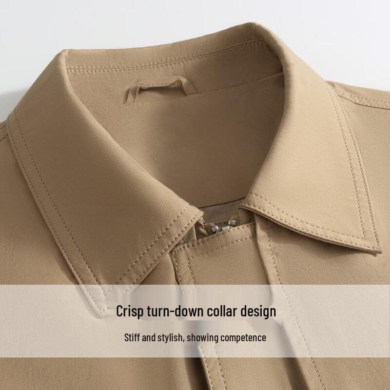 Hodo Men's Easy Care Windproof Collared Jacket