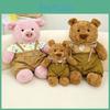 Trousers Suspender Wear Teddy Bear Pig Plush Toy Stuffed Animal Doll Gift Kids