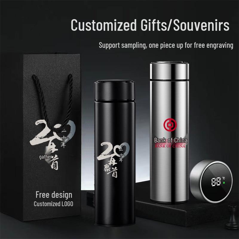 Chytrý teplotní nerezový izolovaný hrnek s vlastním logem