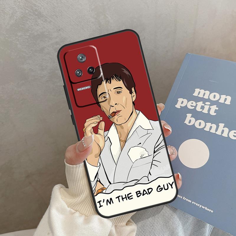 Scarface Tony Montana Case For Xiaomi 15 14 Ultra 13T 14T 15T Pro 17 Pro Max POCO X7 Pro X5 X6 F5 F6 F7 F8 Cover