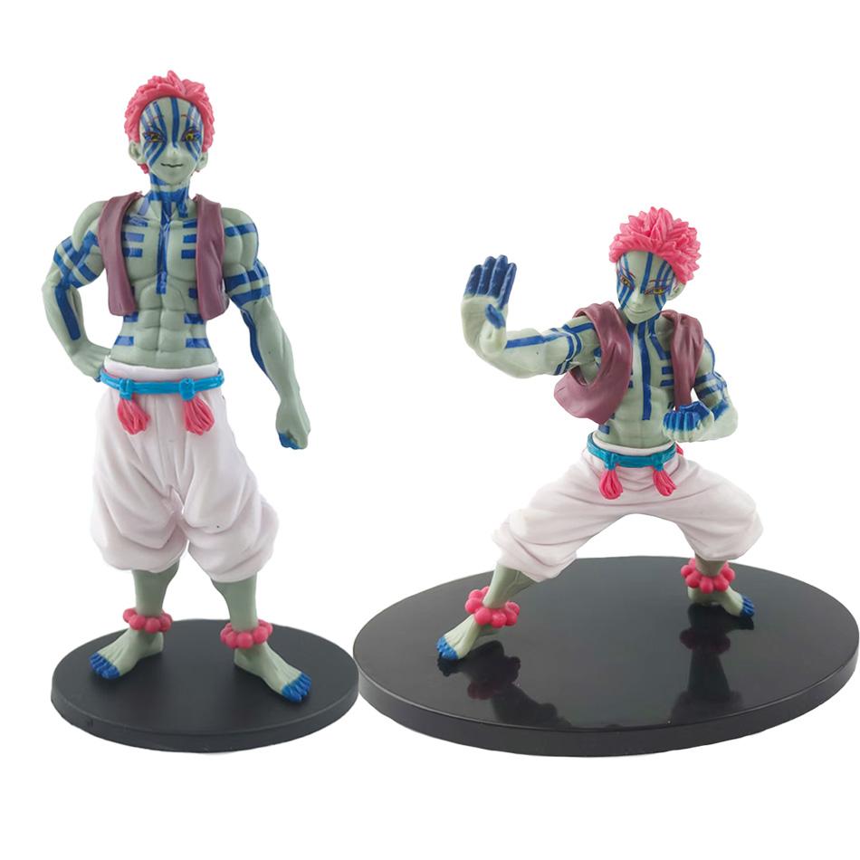 Hot Anime Figure Demon Slayer Figures Slayer Akaza Doll Figurine Warrior Action Figure Model Toys Anime Model Figure Car Doll