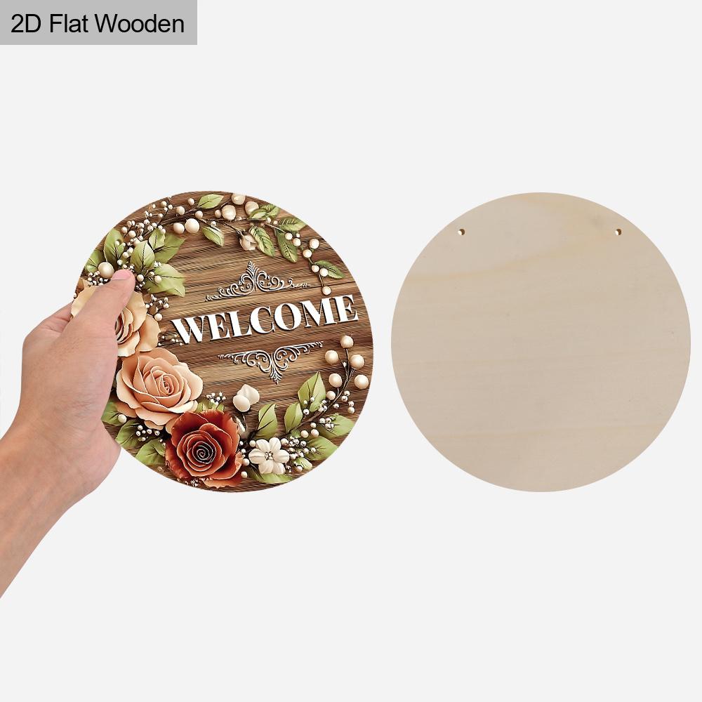 1 pz Cartello Sospeso in Legno Benvenuto Cartello Benvenuto Decorazione Murale Decorazione Porta Primavera Decorazione Giardino Cortile Festa Decorazione Portico Rustico Decorazione Casa 7,87