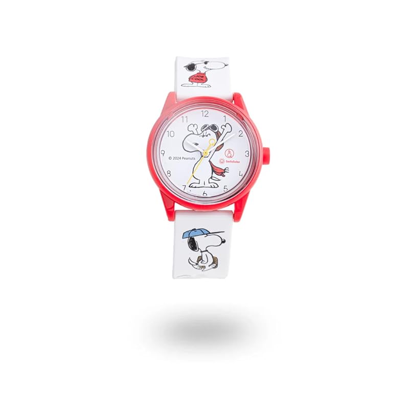 

[Cue and Cue Smile Solar] watch PEANUTS COLLECTION Snoopy & Woodstock R02A-005VK ladies white
