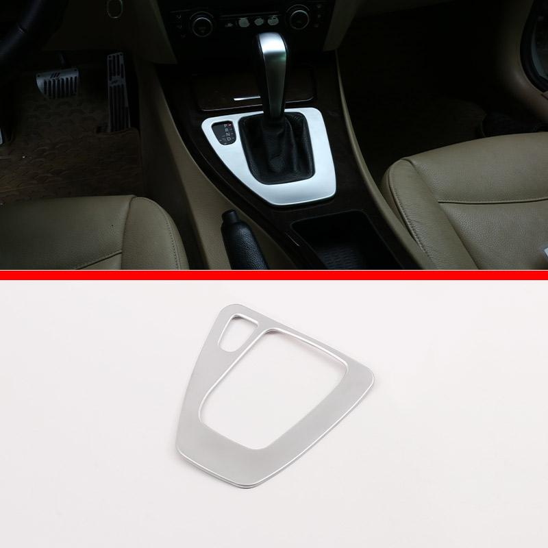 ABS Silver For BMW 3 Series E90 2005-2012 Car Interior Decoration Cover Stickers Dashboard Console Gear Shift Door Handle Trim