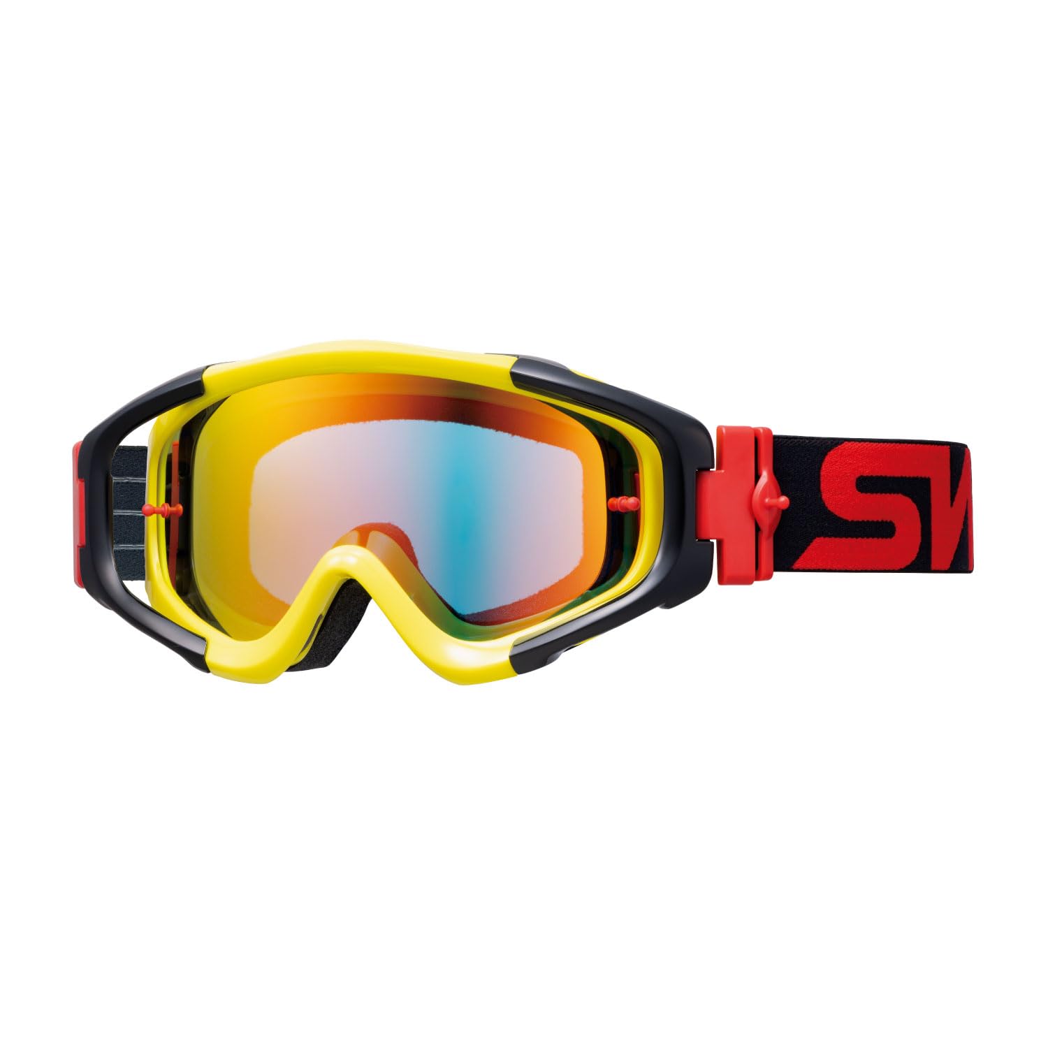 

motorcycle goggles Yellow x Black Mirror lens model Bike Dirt Motocross [Swans] Japanese-made MX-TALON-M Y/BK