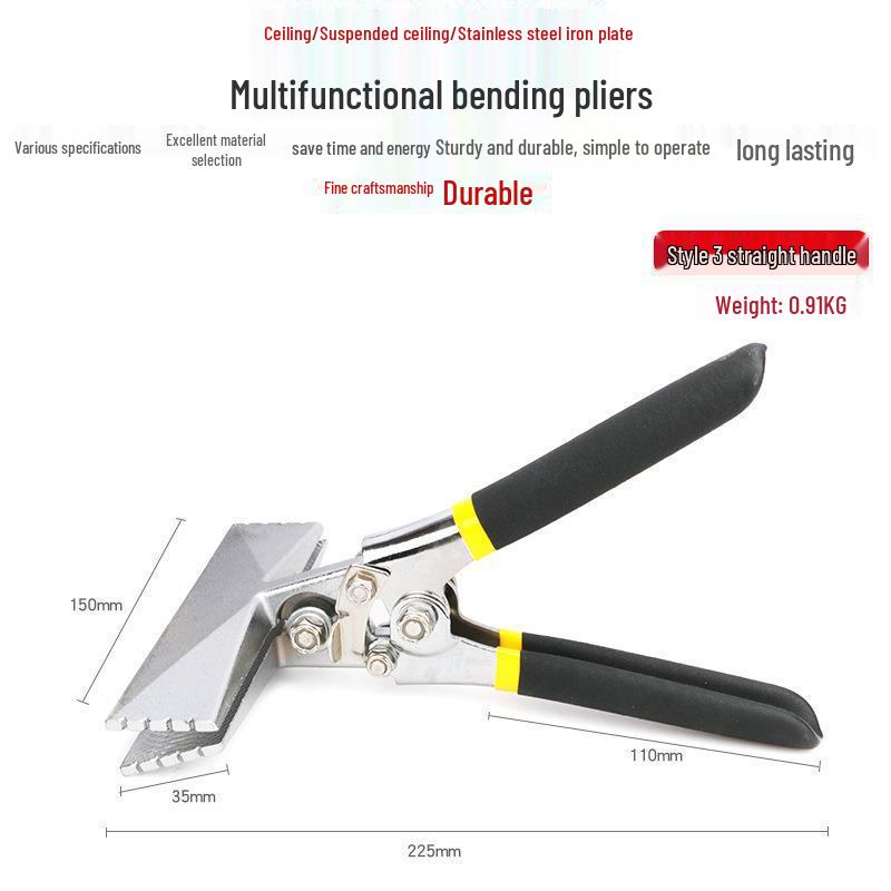 Edge Sealing Multi-Function Folding and Bending Pliers Tools