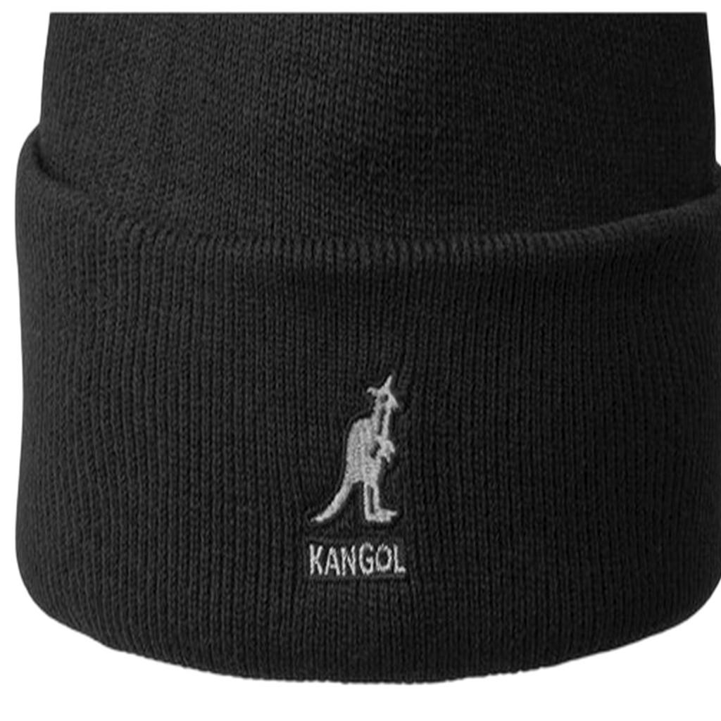KANGOL Embroidered Logo Acrylic Pull-On Beanie