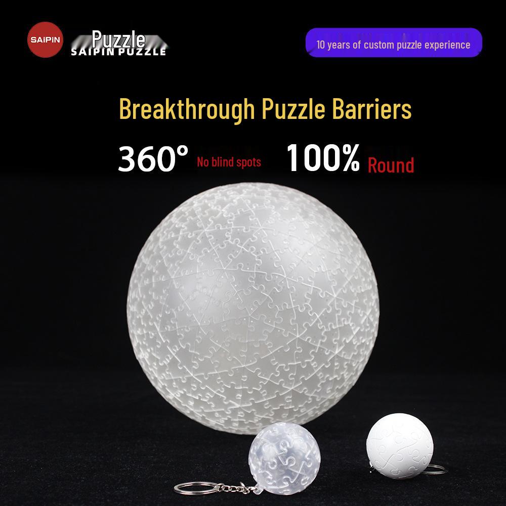 

3D Футбольный брелок-пазл: Уникальный подарочный набор из 25 сферических подвесок