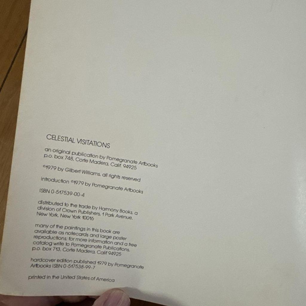 [USED] CELESTIAL VISITATIONS Gilbert Williams