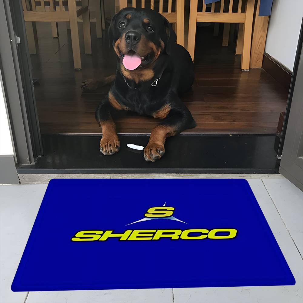 S-Sherco LOGO Room Mats Anti-slip Absorb Water Long Strip Cushion Bedroon Mat Household Carpets