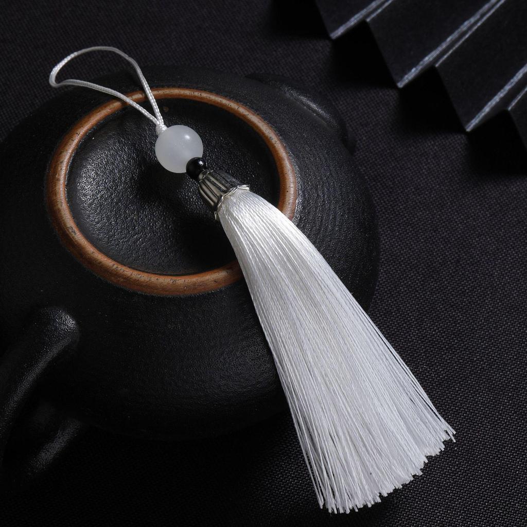 Exquisite Beaded Tassel Hanfu Bookmark & Sachet Pendant