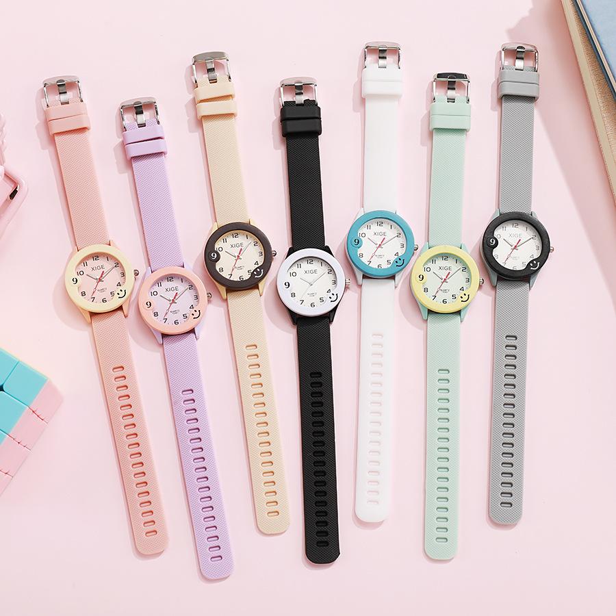 New Arrival Cute Nylon Strap Watch Birthday Christmas Gift Girls Boys Wristwatch Children's Day Gift Kids Gifts