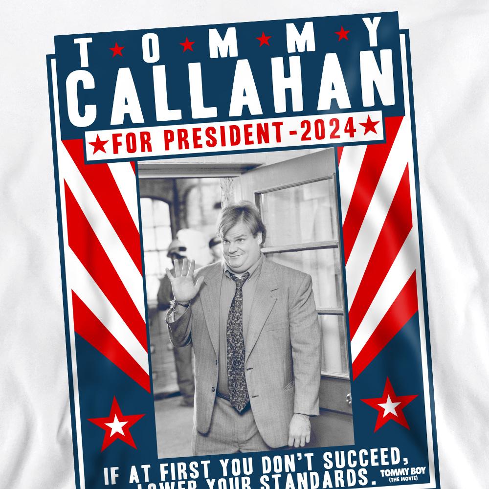 Tommy Boy Unisex Adult Callahan For President 2024 Lower Your Standards Sweatshirt