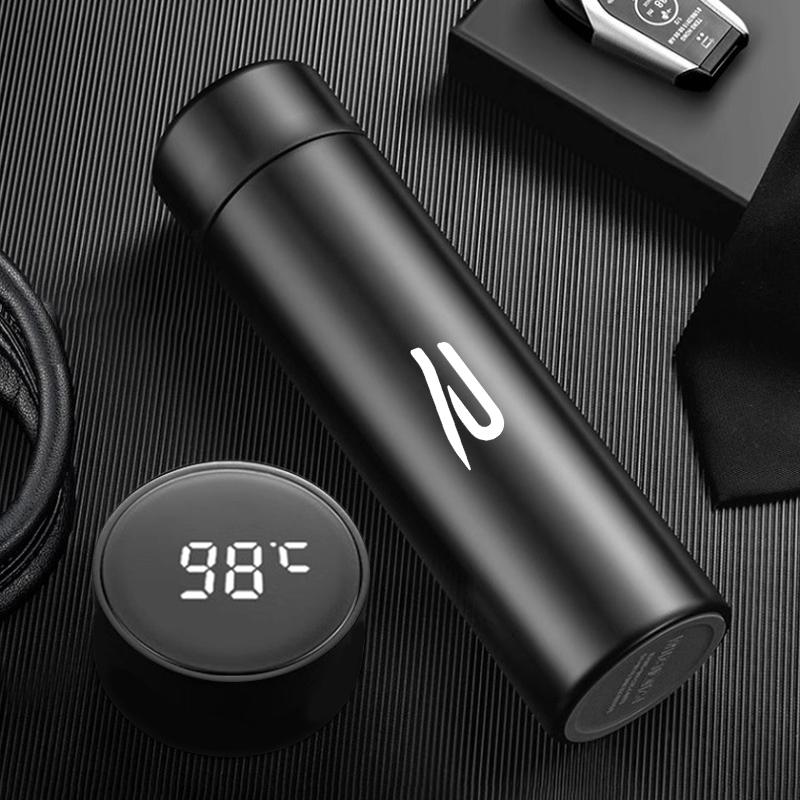 1Pcs 500ML Car Vacuum Cup 304 Stainless Steel Thermos Flask For VW Golf Tiguan T-Roc Polo Passat ID.4 T-Cross ID.3 Taigo ID.7