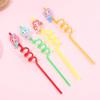4 Pieces Silicone Straws Festival Party Milk Juice Coffee Tea Decor Straws Home Bar Kitchen Tableware Serveware