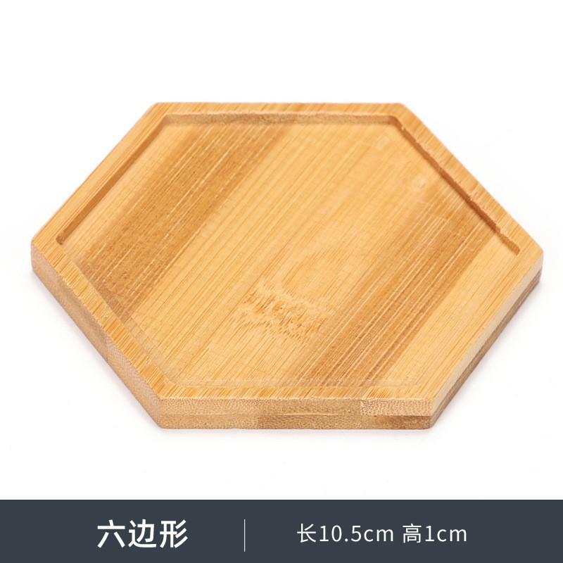 14 Style Round Square Flower Pots Planter Bamboo Tray Wood Gardening Supply Holder Home Decor Anti-Fade Simple Elegant Design