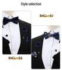 Korean Style 4-Piece Men's Bow Tie & Pocket Square Set for Weddings & Formal Events