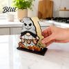 Halloween Napkin Holder Wooden Holder Ghost Pumpkin Decorative Tabletop Tissue Dispenser Desktop Paper Storage Organizer for Holiday Dinner