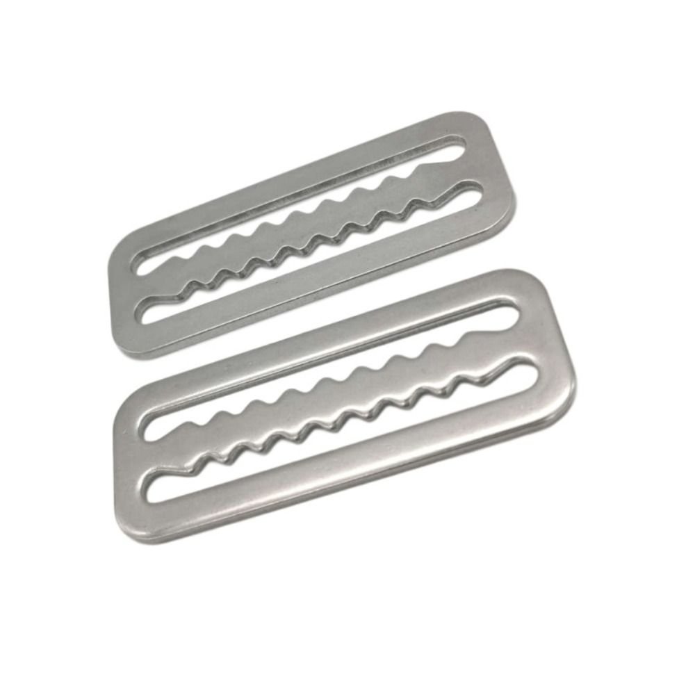 1/5PCS Serrated Locking Diving Weight Belt Stainless Steel Webbing Buckle Belt Accessories