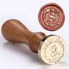 Letter Stamp Head and Wood Handle Set for Seal Letter Envelopes , Seal Stamp Tool for Scrapbooking Embellishments
