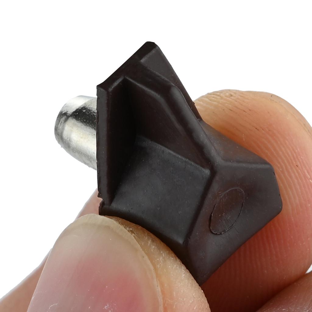 20Pcs 5mm Kitchen Cabinet Shelf Studs Pegs with Metal Pin Shelves Support Seperator Fixed Cupboard Wood Furniture Bracket Holder