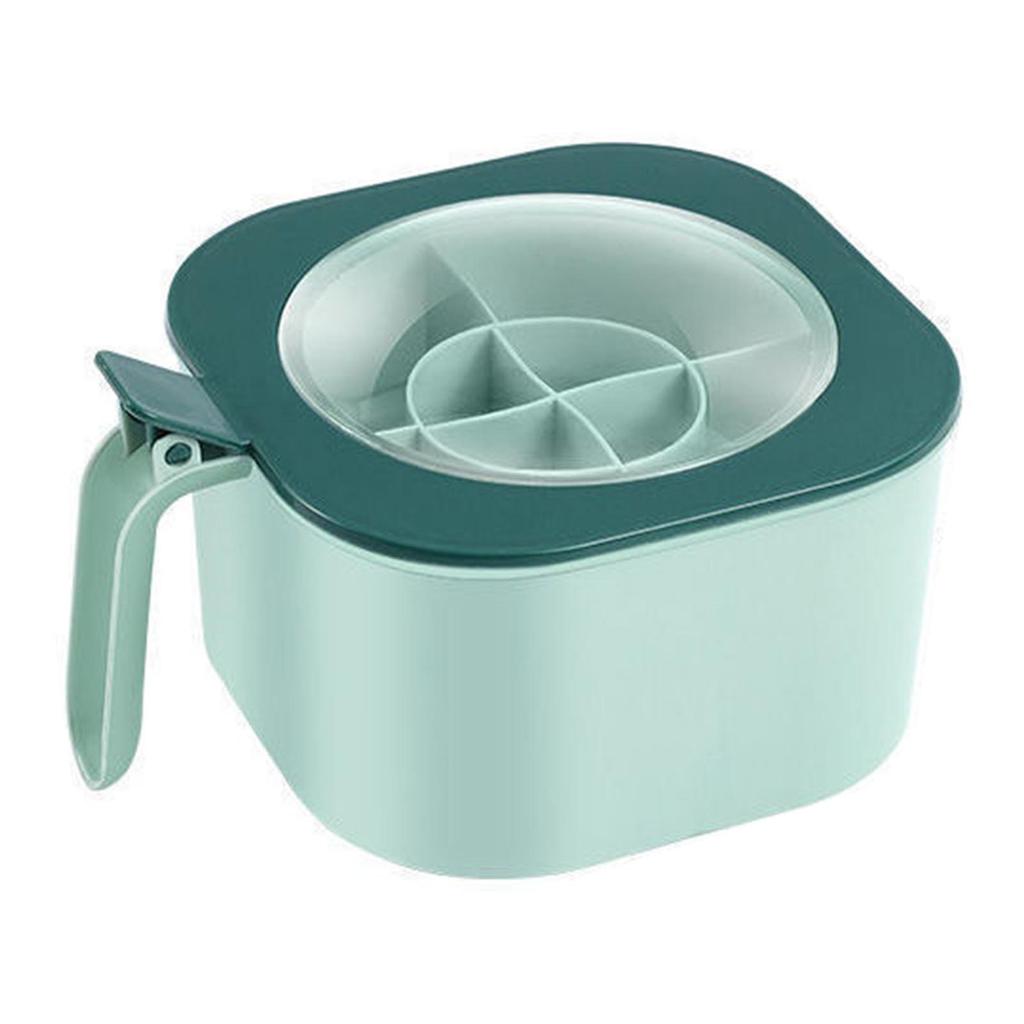 Seasoning   Box PP 4 Compartments Multifunctional Spice Container Box for Kitchen