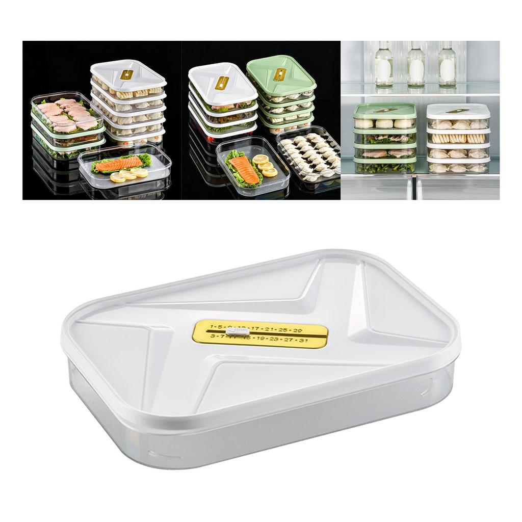 Dumplings Organizer Refrigerator Rectangle Seal Protection Convenient Large