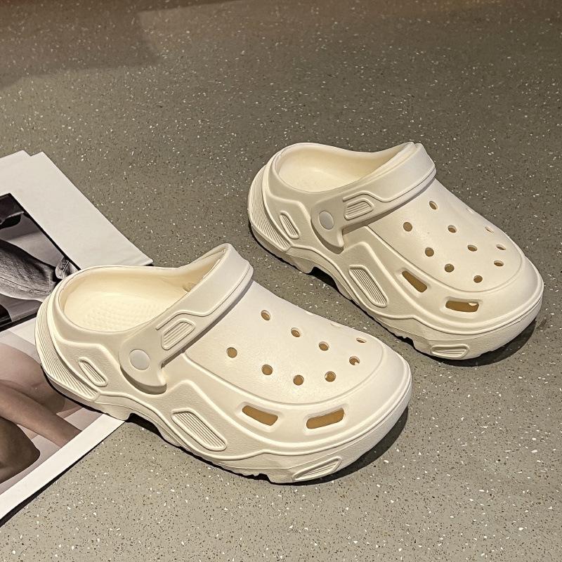 

EVA hole shoes women s outer wear beach shoes cute and lightweight popular bag head couple cool slippers women s summer 40-41