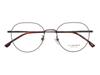Alloaiweeo [Aloxrounz] Ar8009A C4 Polygon Round Beta Titanium Ip Plated Glasses