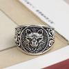 Retro Classic Hip-hop Trendy Ring Design Cheetah Index Finger Ring Domineering Boys' Jewelry