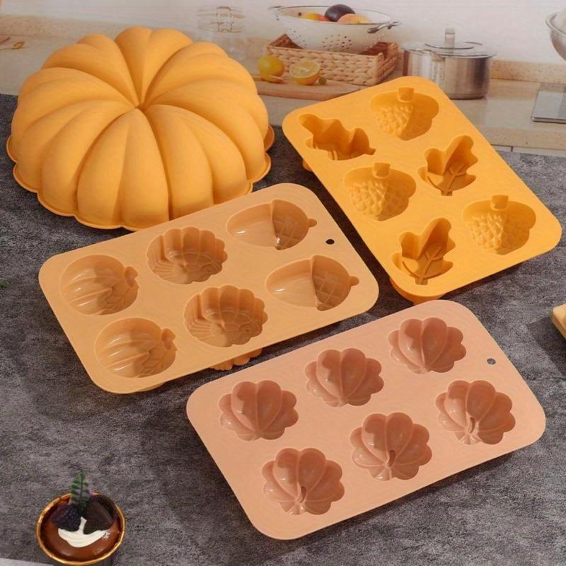 Silicone Pumpkin Leaf Handmade Soap Mold DIY Clay Mold