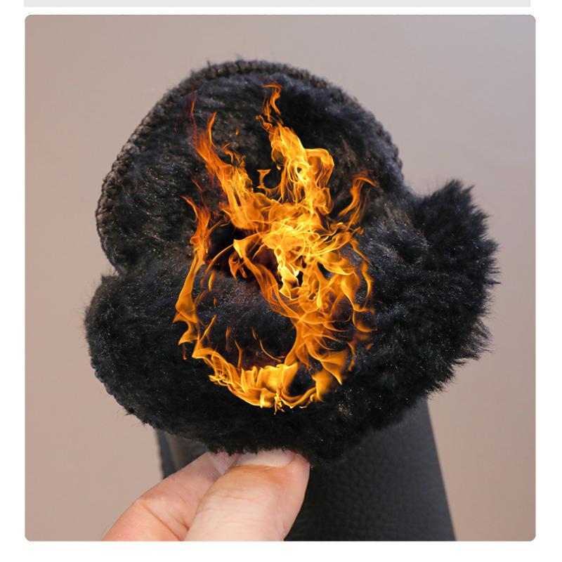 Winter Hot-selling Children's Plush Warm Thickened Comfortable Soft Sole Versatile Cotton Boots