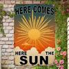 Vintage Sun Moon Boho Metal Wall Art 20x30cm Home Decor Tin Sign
