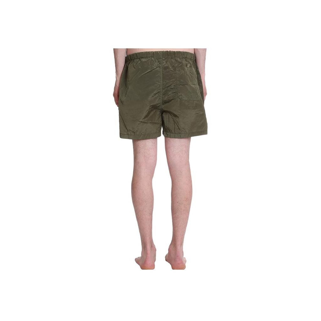 Stone Island Ss21 Casual Mesh Micro Logo Patch Swim Shorts Men swim shorts Green 7415B0643-V0058