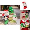 Jul Tomte Pingvin Mjukisdjur Med PP Bomullsfyllning För Högtidsdekoration Och Gåvor