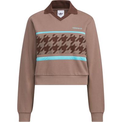 Originals FW25 Hahnentritt Sweatshirt Crewneck Lockere Passform Pullover Sweatshirt Damen Sweatshirt KC2690