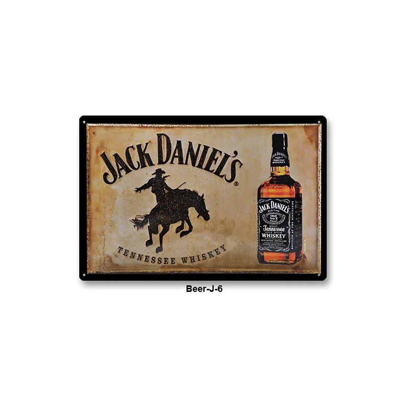 European and American Retro Style Iron Poster Painting Tin Sign Vintage Wall Decor for Cafe Bar Pub Home Beer Decoration Crafts