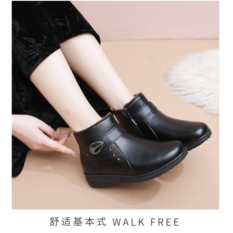 Women S Winter Warm Non Slip Soft Sole Cotton Ankle Boots For Mom