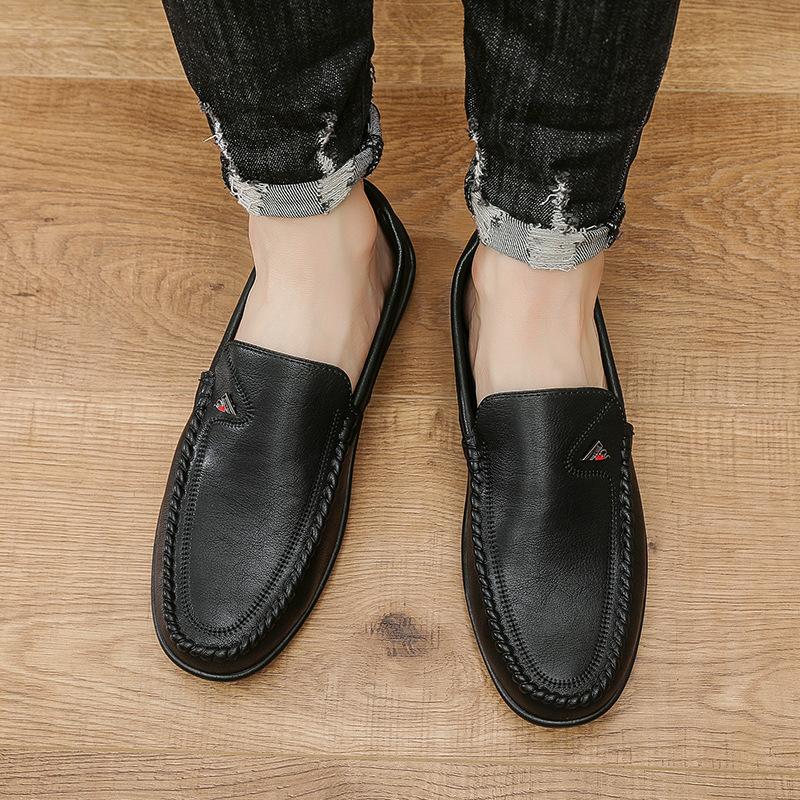 2025 Men's Loafers Trendy Men Casual Shoes Soft Comfortable Mens Driving Shoes Slip-on Male Leisure Shoes Flats Chaussure Hommes