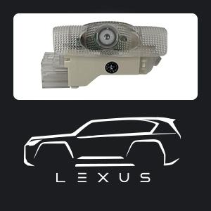 2 Stück Auto Tür Willkommenslicht für LEXUS ES LS IS IF LX RX GS GX HS NX LM LC LF RZ RC HD LED Lampe Nachrüstung Laser Dekor Projektor