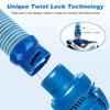 19CM Suction Adapter Hose Durable Pool Cleaner Adapter Pool Vacuum Hose Adapter
