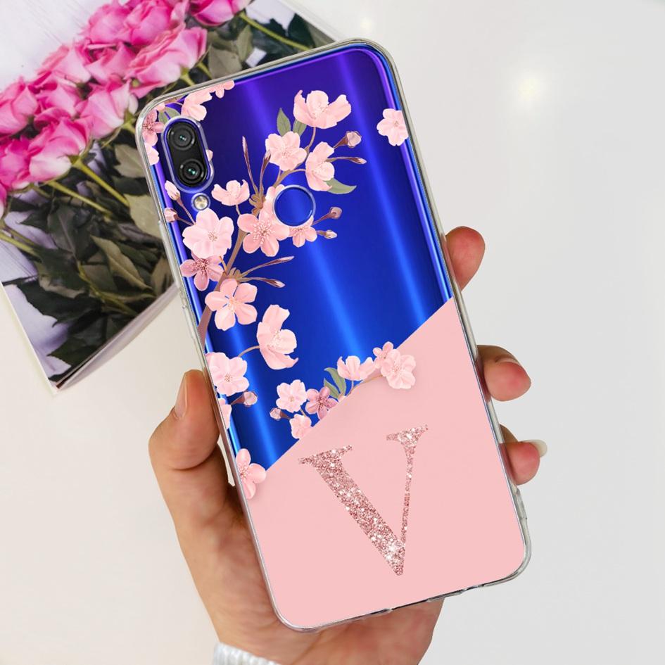 

Чехол для Xiaomi Redmi Note 7 Милые Буквы Силиконовый Мягкий Чехол Для Xiaomi Redmi Note 7 Pro Чехлы Fundas Redmi Note 7S Note7 Coque Redmi Note 7