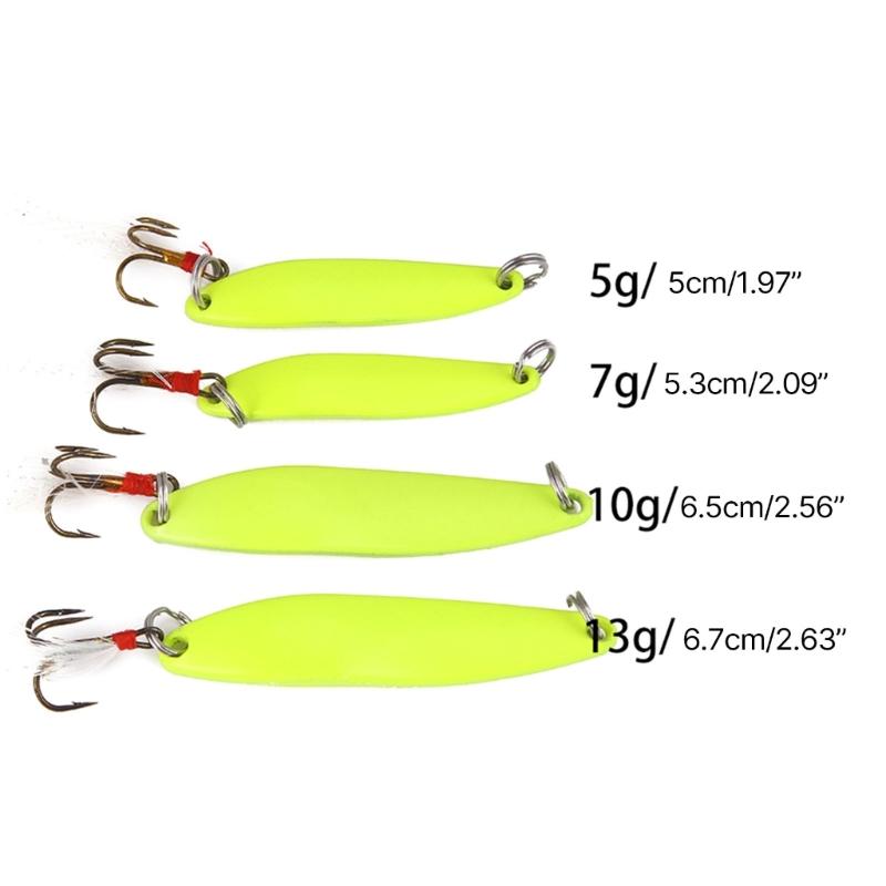 3 szt. Tonąca Metalowa Lśniąca Przynęta Łyżka Błystka Sztuczne Twarde Przynęty Wirnik Twarda Przynęta Wędkarska Błystki z Haczykiem