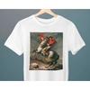 Napoleon Crossing The Alps Jacques Louis David Painting T Shirt Art Lover For Vintage Comfortable Fashion Soft Graphic