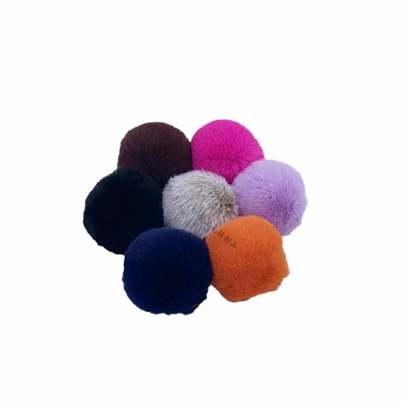 Imitation Rabbit Fur Pom-Poms: 4cm, 6cm, 7cm DIY Plush Balls for Jewelry, Clothing, Hats, Shoes, Bags, and Trims