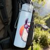 1PC Sunglasses Purple Llama 750ml Color Plastic Sports Water Bottle Leakproof Flip Straw Lid Suitable for Sports Office Home Use