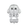 WOSTU 925 Sterling Silver Pink Cat Dog Paw Charms Pendant Heart Beads Fit Original Bracelet DIY Necklace Girl Birthday Gift