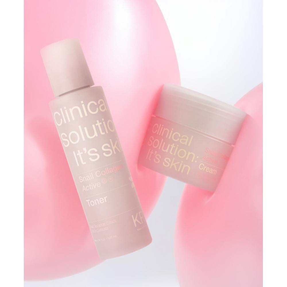 Itsskin [2 Set] Snail Collagen Active Toner+ Cream Set NONE