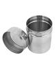 Stainless Steel Powder Sifter Coffee Sugar Flour Jar Pepper Seasoning Shaker Kitchen UtensilsS