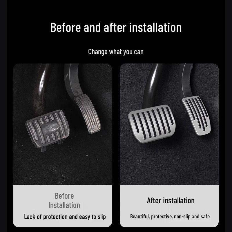 Tesla Model 3/Y Brake & Accelerator Pedal Covers - Interior Accessories